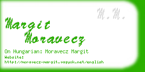 margit moravecz business card